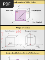 HCP Structure and Miller Indices | PDF | Crystal Structure | Geometry