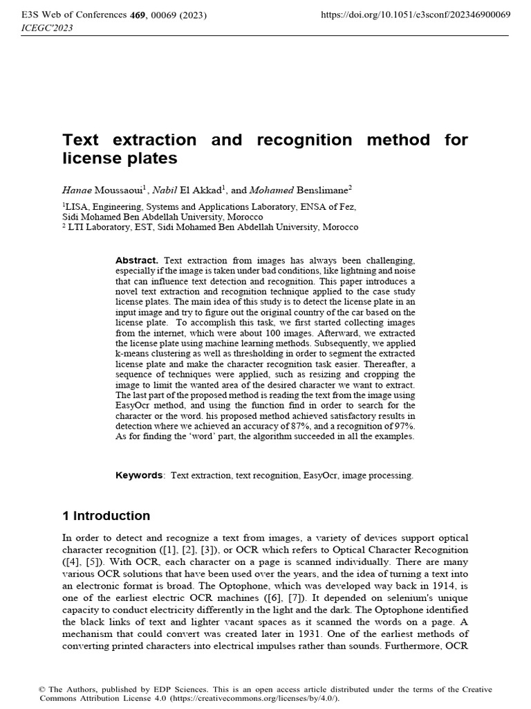 Text Recognition | PDF | Cluster Analysis | Optical Character Recognition