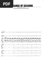 Book - A Change of Seasons - Dream Theater (Full Score) (Ly) (A