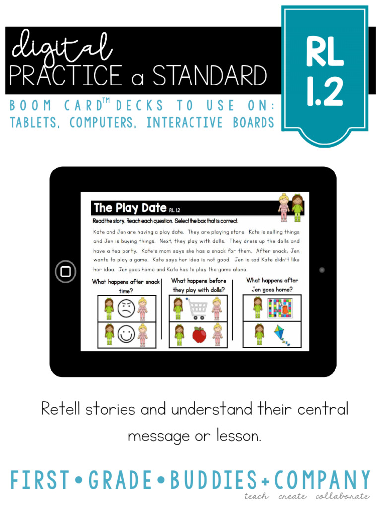 RL12BoomCardsRetellStoriesLessonCentralMessage-1 | PDF