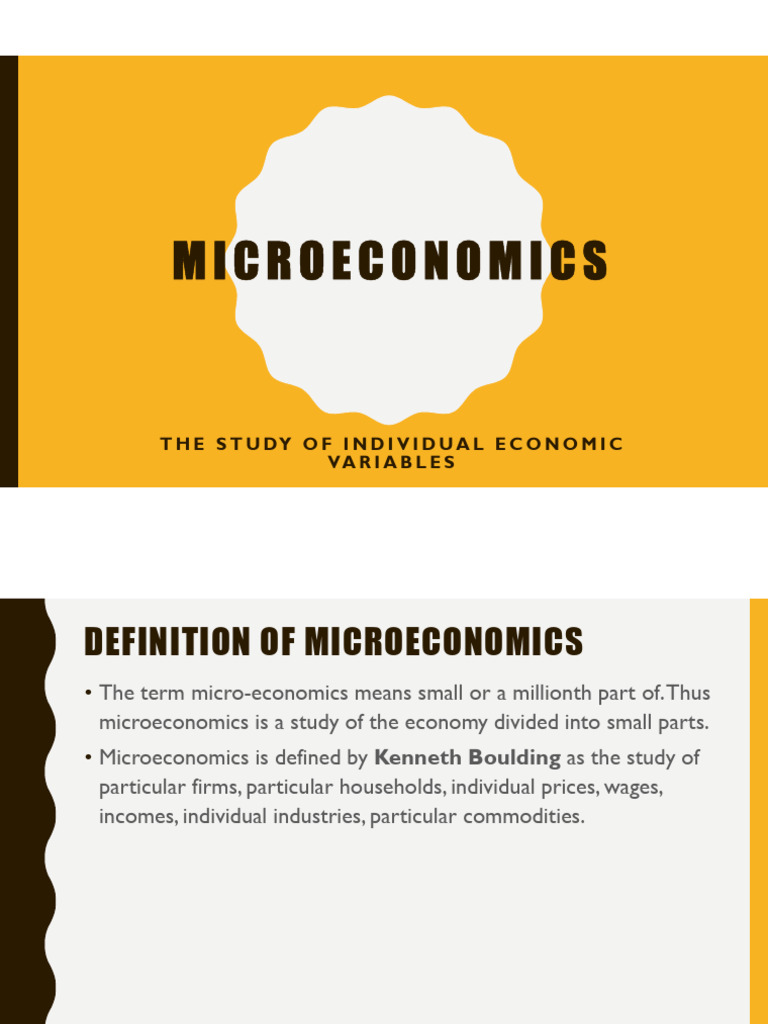 Micro Economics | PDF