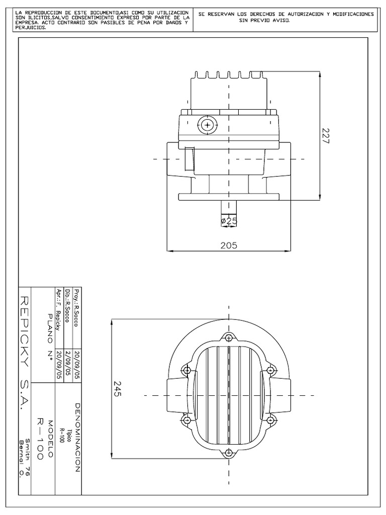 Conjunto R100 Tipico Layout1 | PDF