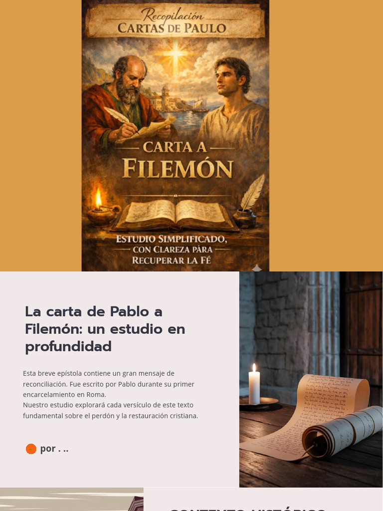 Filemon Completo PDF | PDF | Epístola a Filemón | Pablo el apóstol