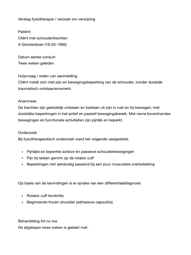 Verslag - A Grootenboer | PDF