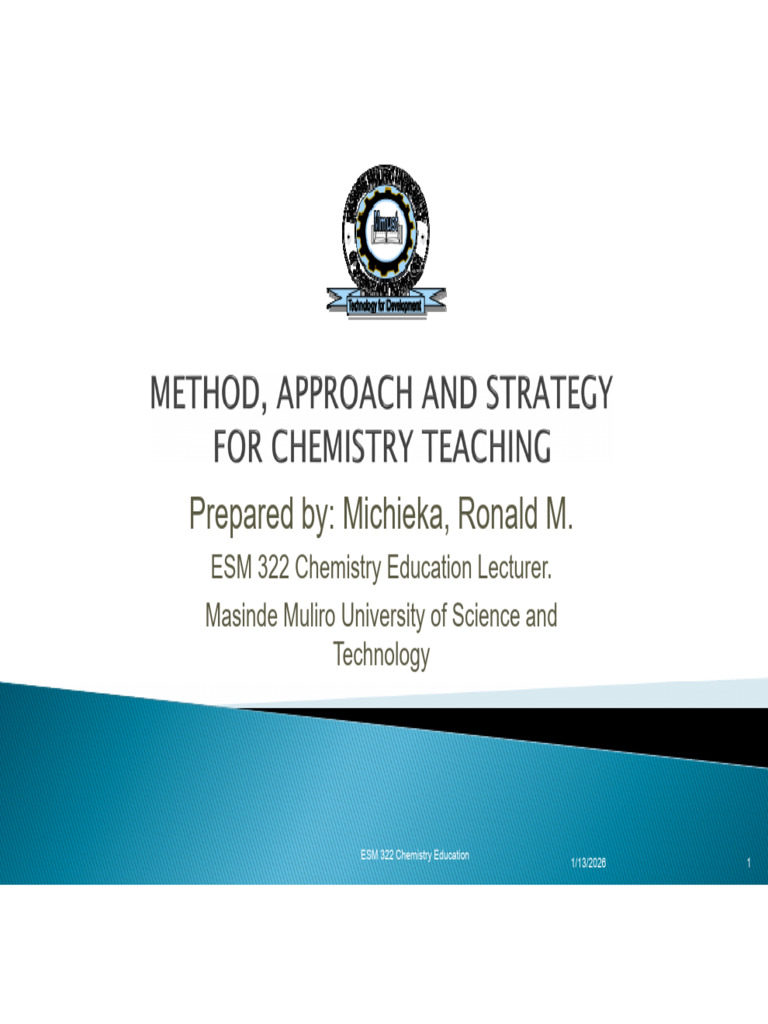Method, Approach and Strategy | PDF | Learning | Teachers