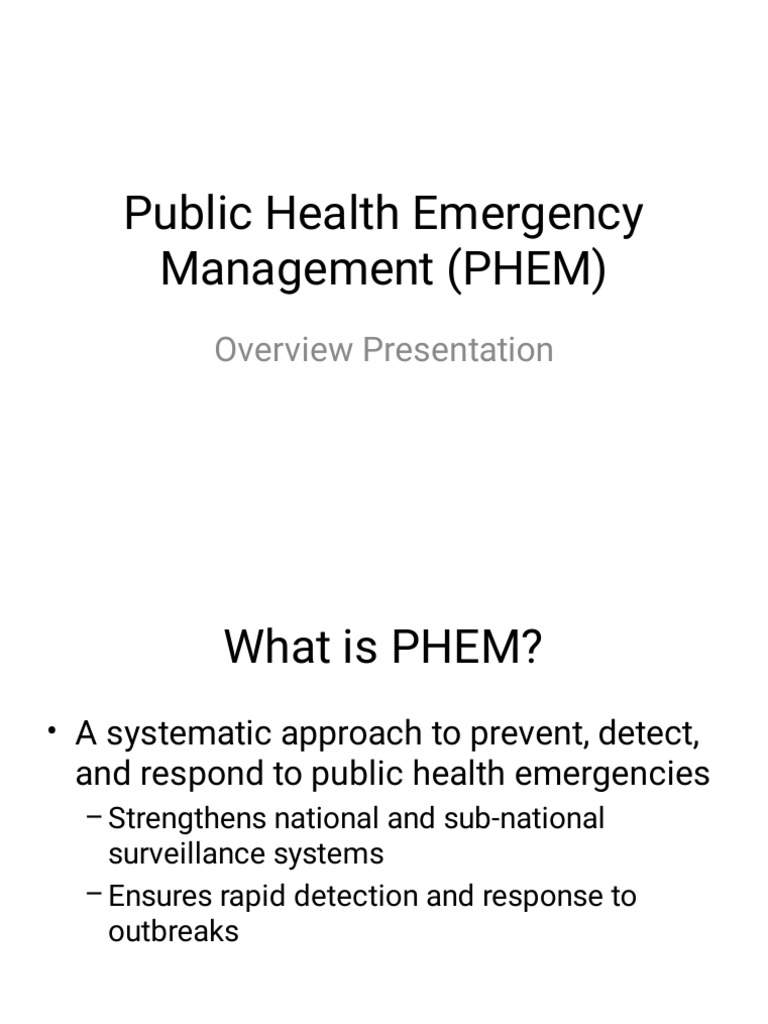 2.PHEM Presentation Sm | PDF