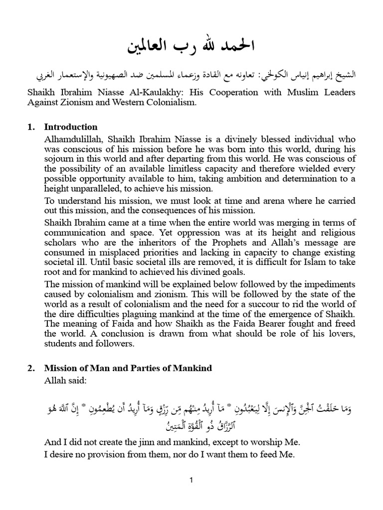 11 Prof. Okene | PDF | Prophets And Messengers In Islam | Colonialism