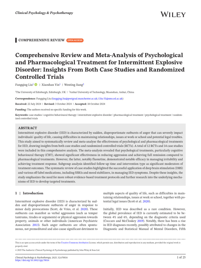 CPP-32-e70016 | PDF | Randomized Controlled Trial | Cognitive ...
