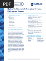 BCom Information Systems Overview at UJ | PDF