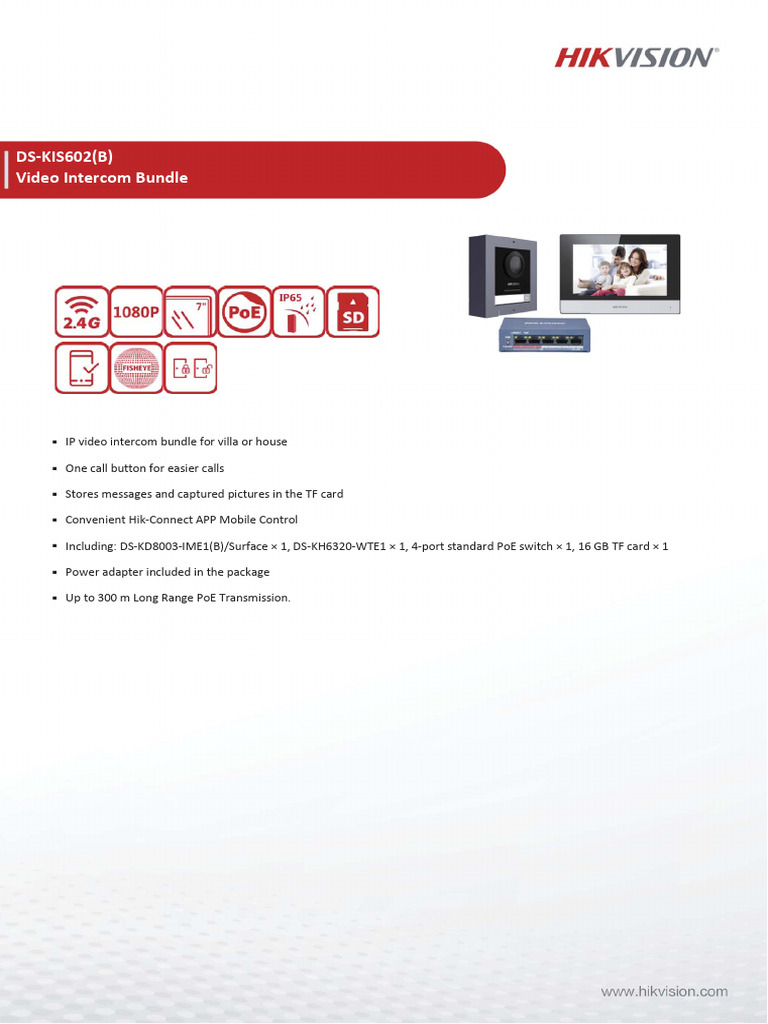 HikVision Intercom | PDF | Damages | Electromagnetic Interference