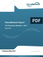 NanoMarkets Report LED Phosphors Markets – 2012