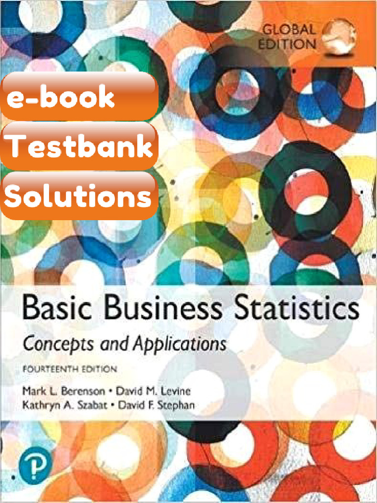 Testbank Basic Business Statistics Global Edition 14th Edition Fast ...