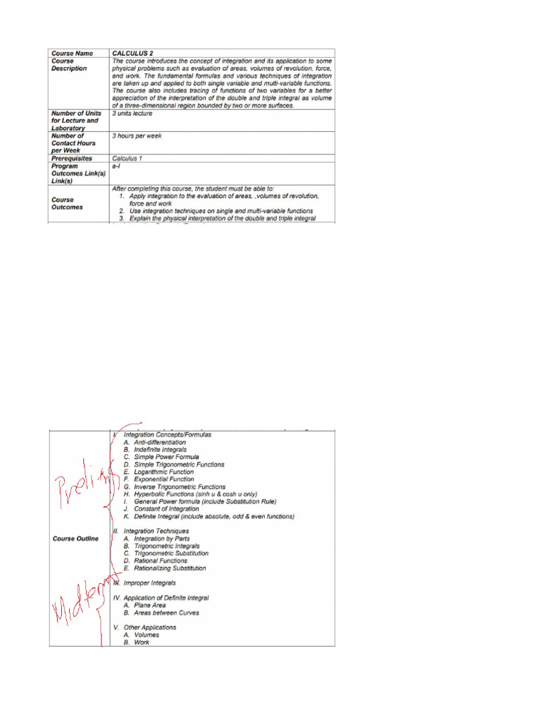 Calculus 2 | PDF