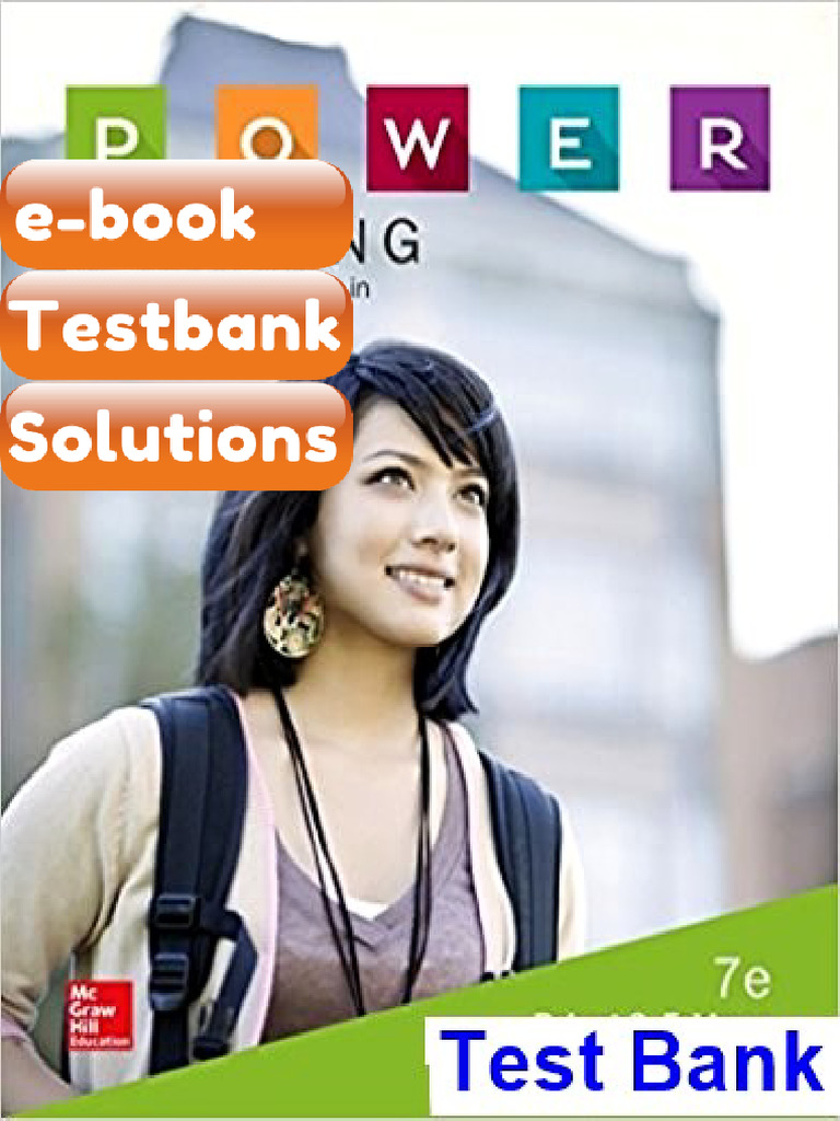 Testbank POWER Learning Strategies for Success in College and Life 7th ...