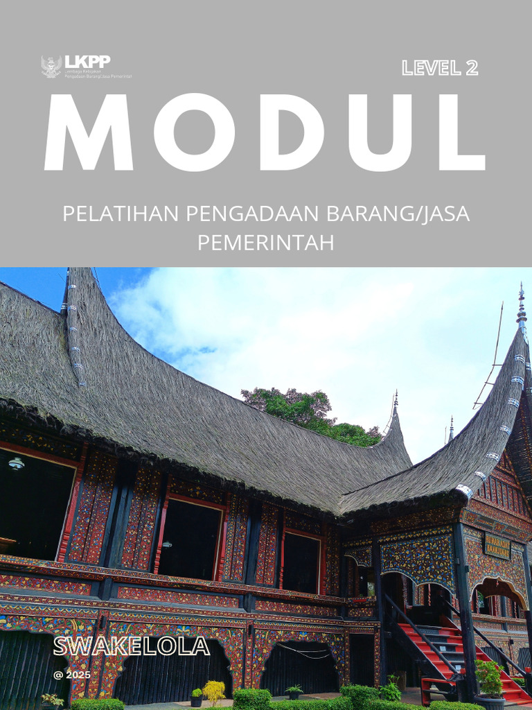 Modul JK Mengelola PBJP Secara Swakelola Level 2 | PDF