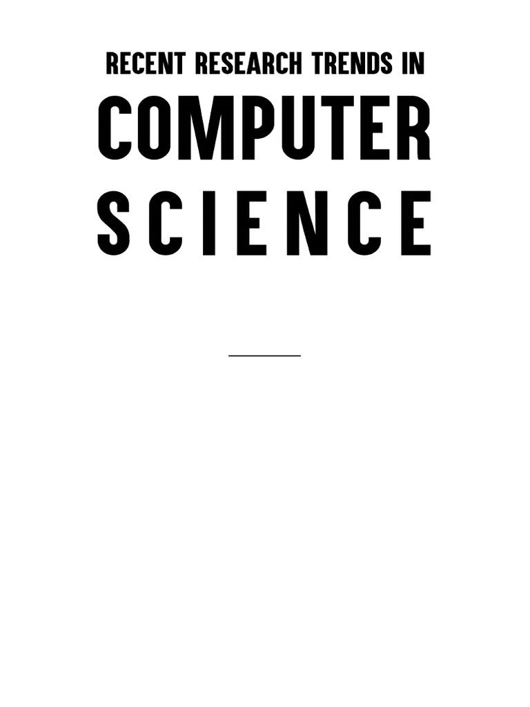 Recent Research Trends in Computer Science | PDF | Wireless Ad Hoc ...