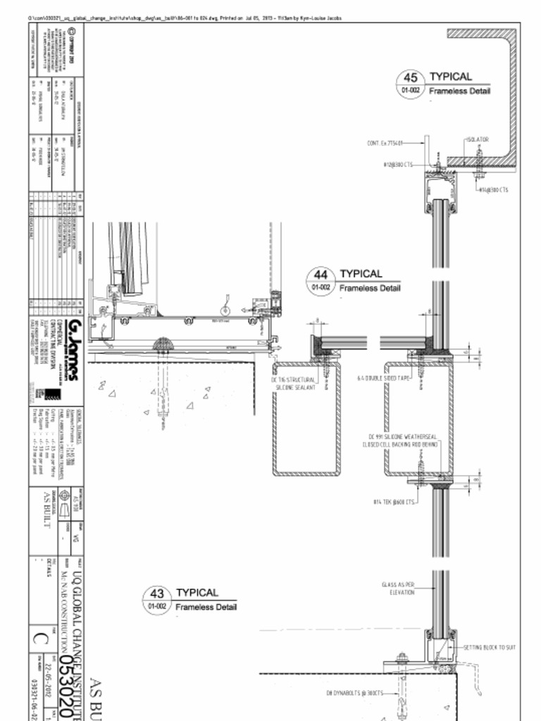 06-022 GJAMES Details Frameless Glass | PDF