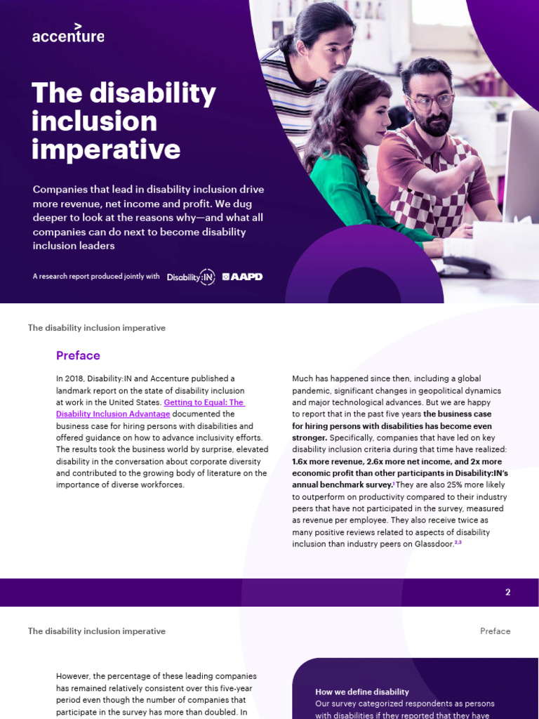 Disability Inclusion Report Business Imperative | PDF | Disability ...