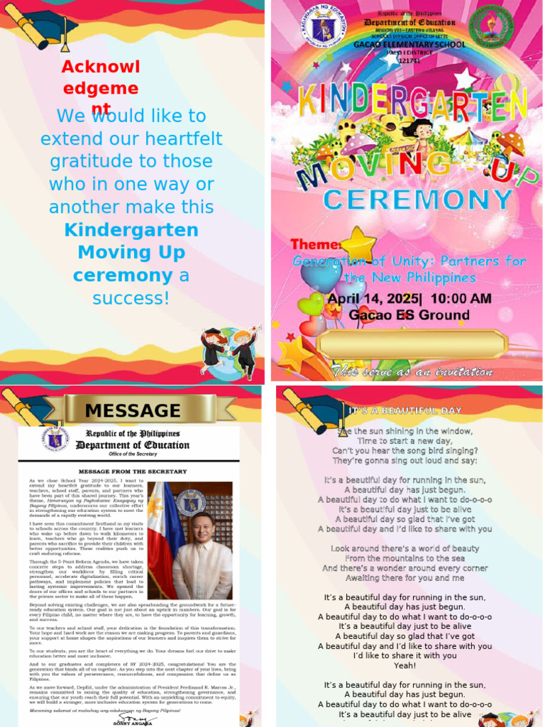 Kindergarten Program 2025 | PDF