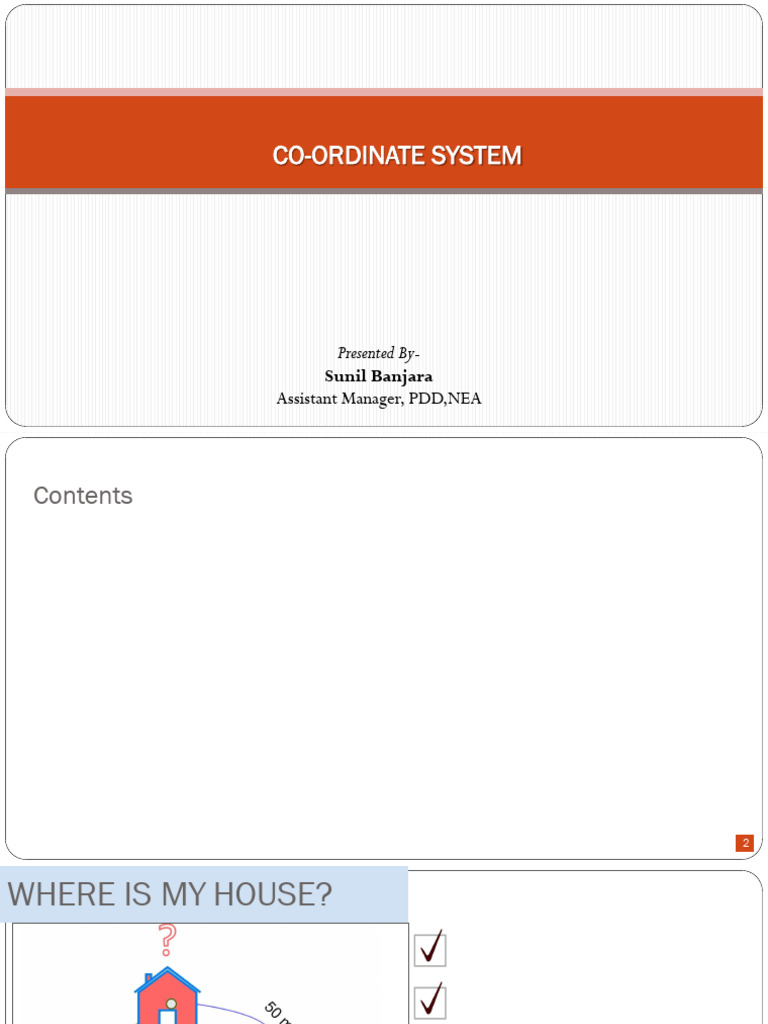 Day2 Coordinate System | PDF