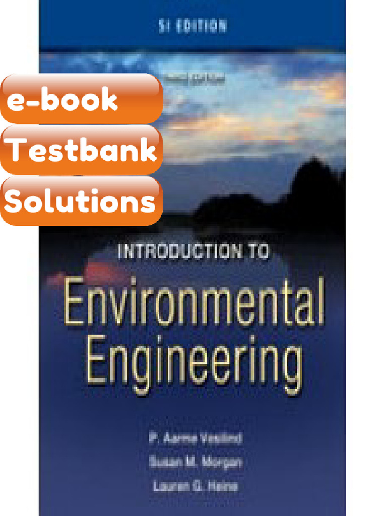 Testbank Introduction To Environmental Engineering SI Version 3rd ...