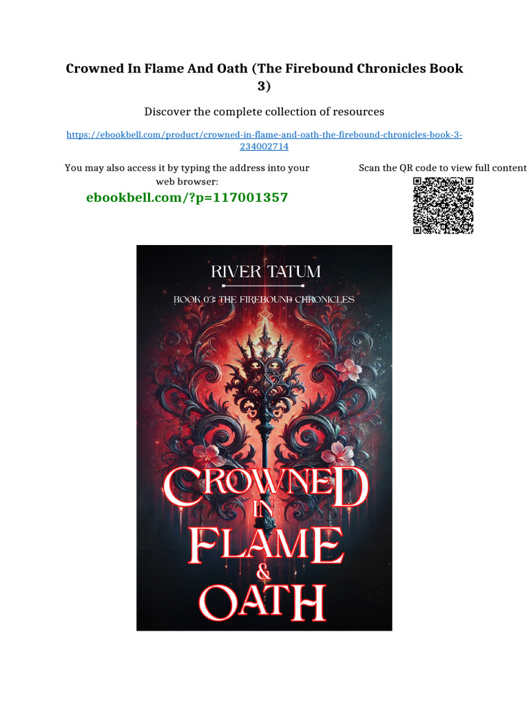 Crowned in Flame and Oath (The Firebound Chronicles Book 3) full ...