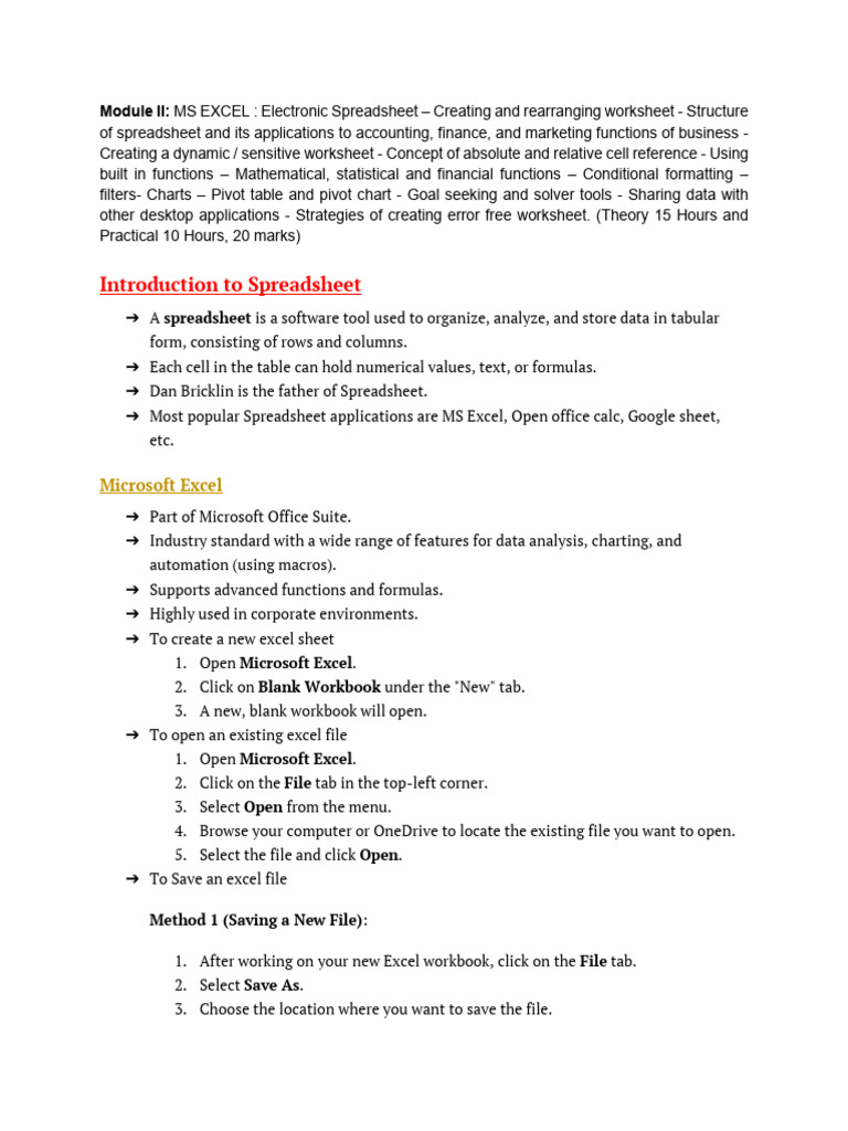 Module 2 Office Automation | PDF