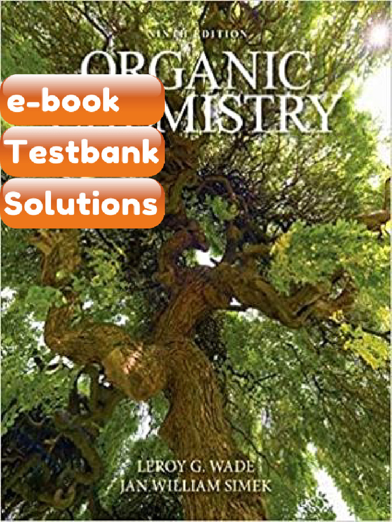 Testbank Organic Chemistry 9th Edition Leroy G Wade Fast Download | PDF ...