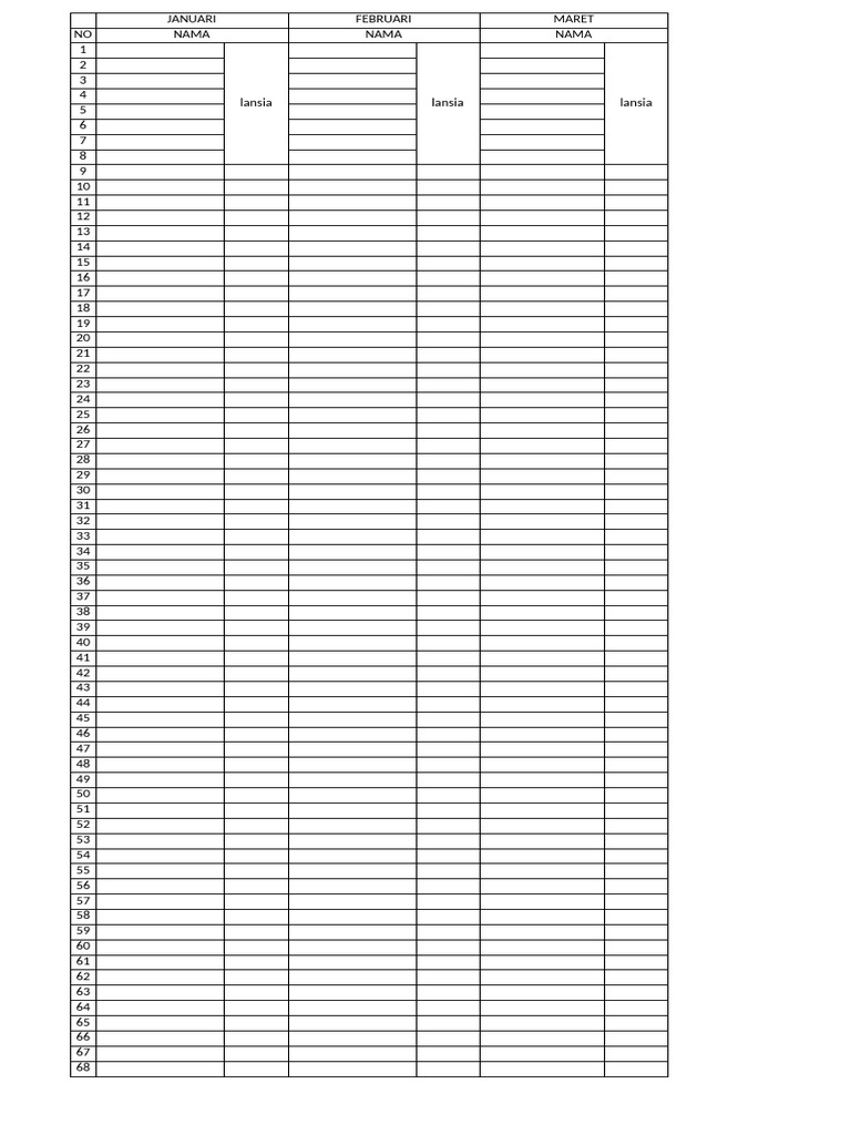 Form Rekap CKG 2026 | PDF