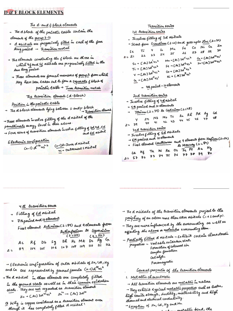 D&f block notes | PDF