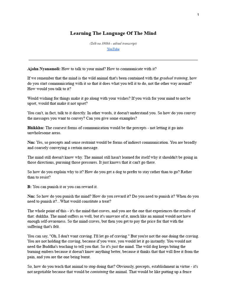 390hh- Learning the Language of the Mind | PDF | Thought | Pleasure