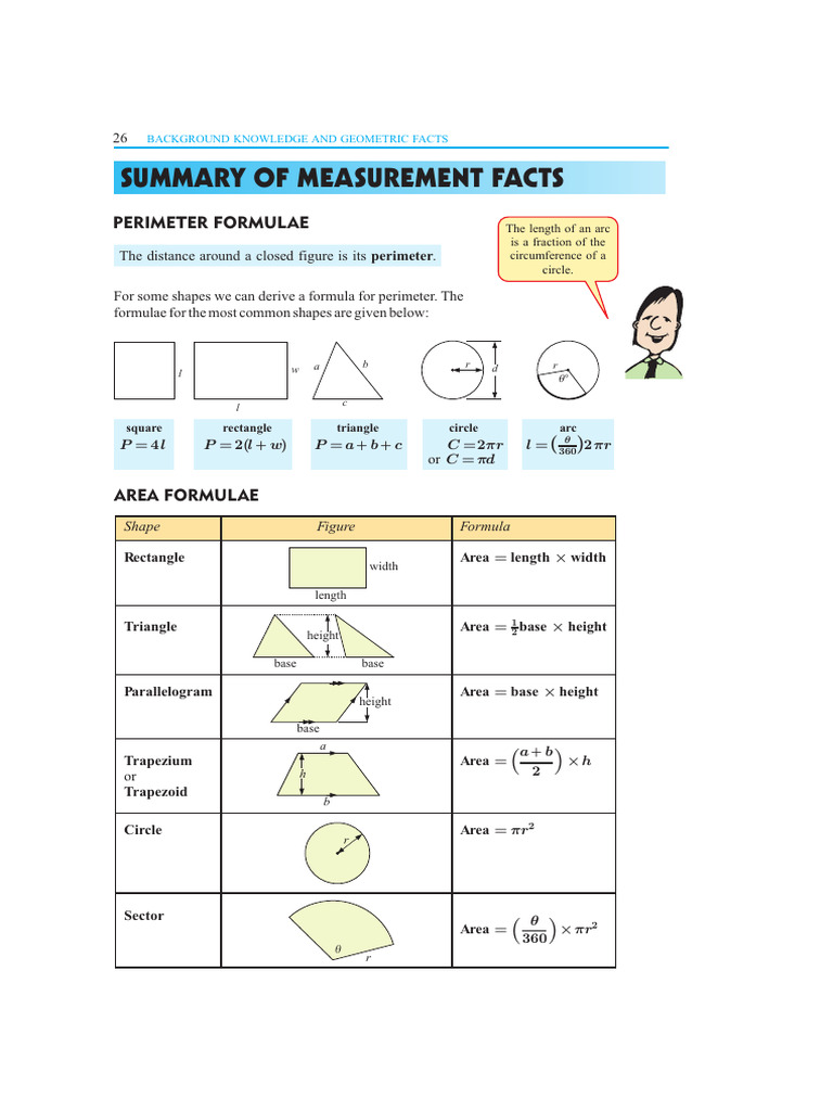 All Area Volume Formulae | PDF | Area | Euclidean Geometry