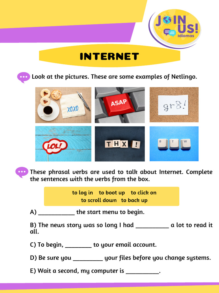 Conversation Class - Internet | PDF