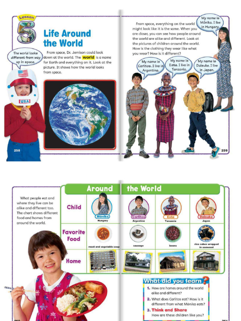 U6 - L5 - Life Around The World | PDF