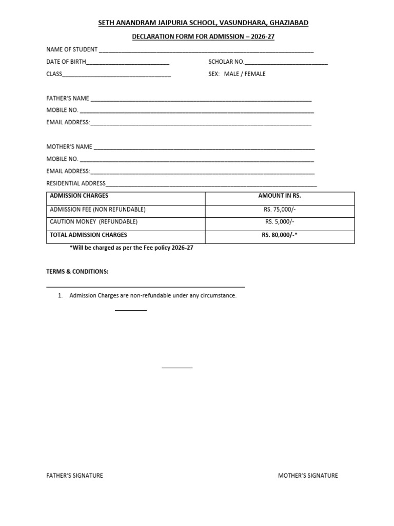 Declaration Form (2026 - 2027) | PDF | Chess Theory | Chess Openings