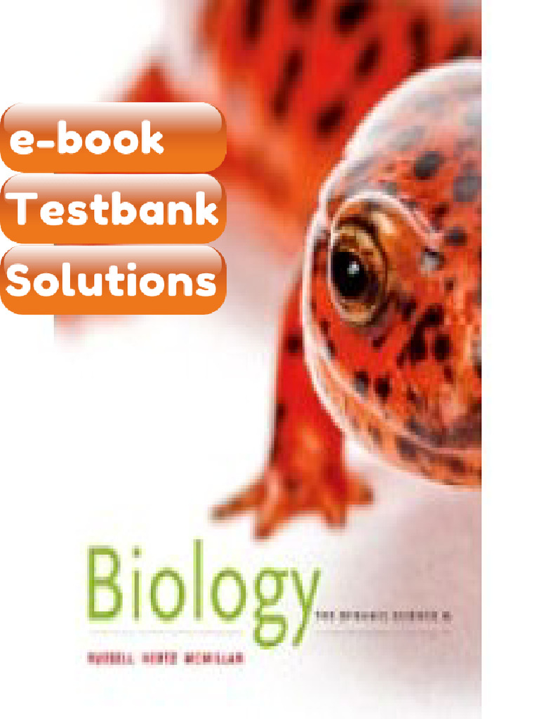 Testbank Biology The Dynamic Science 4th Edition Fast Download | PDF ...