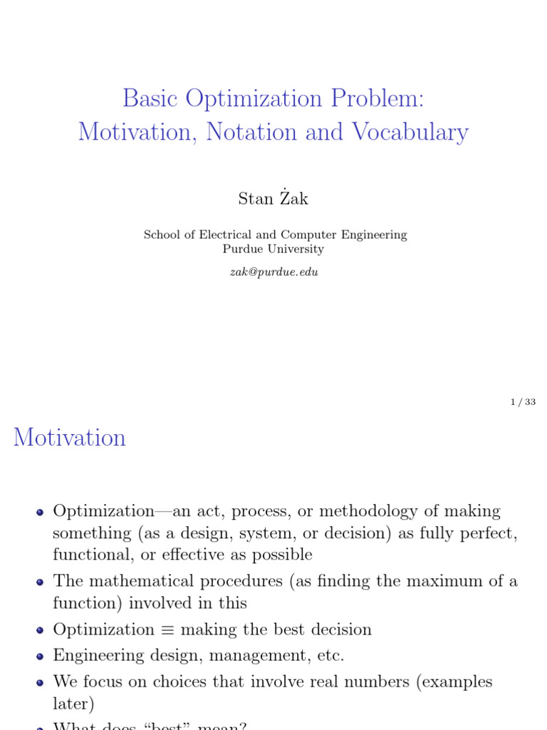 Slides_M.1 | PDF | Mathematical Optimization | Time Complexity