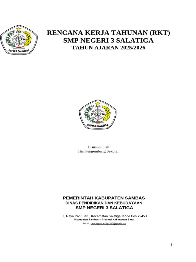 RKT SMP 3 Salatiga | PDF