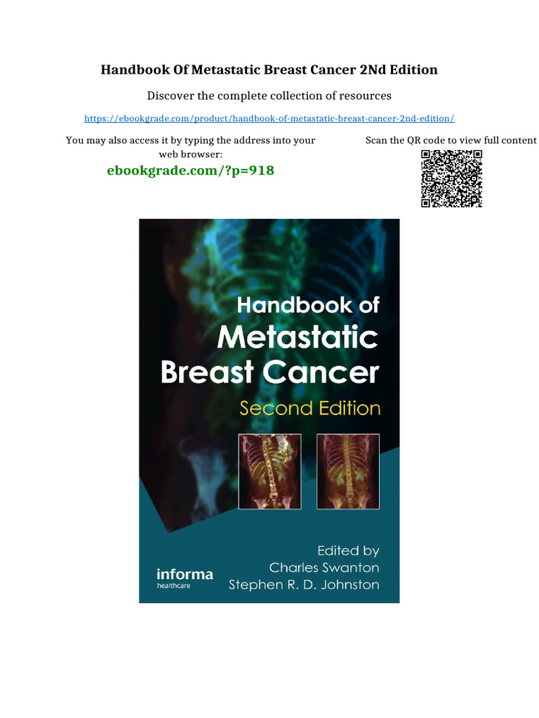 Handbook of Metastatic Breast Cancer 2nd Edition digital download | PDF ...