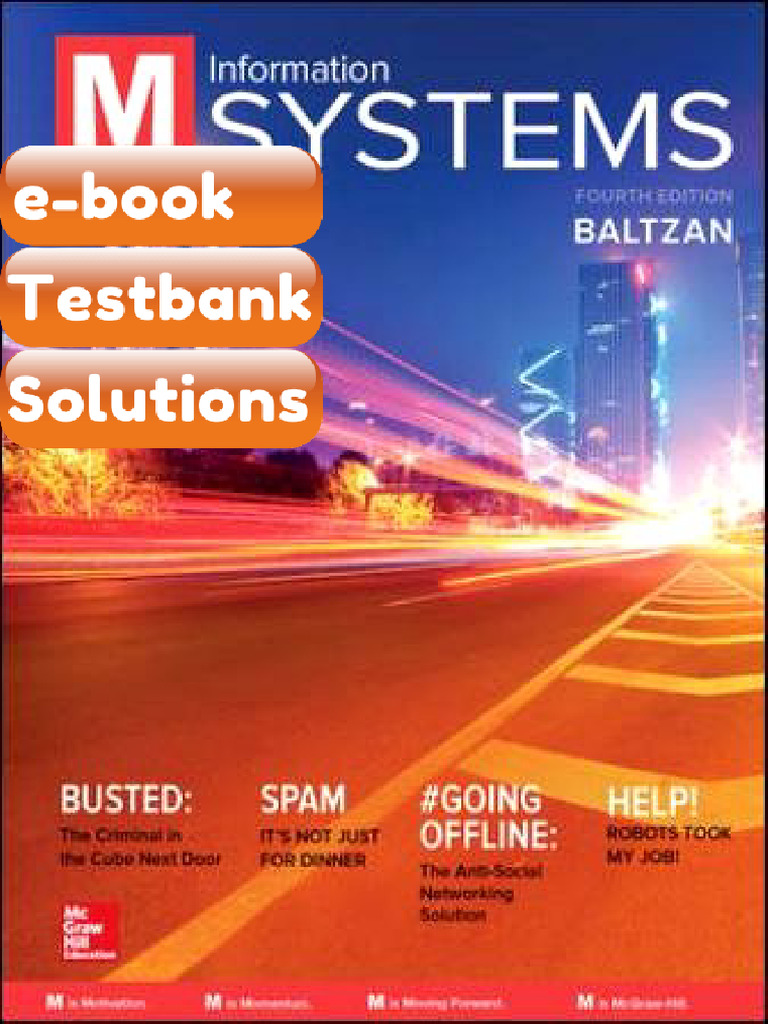 Testbank M Information Systems 4th Edition Paige Baltzan Amy Phillips ...