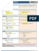 Linq Cheat Sheet