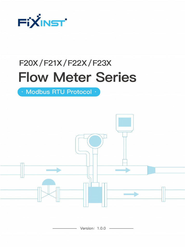 Protocol - Modbus RTU - FixInst Flow Meter - FIX - EN - 2022-V2 | PDF ...
