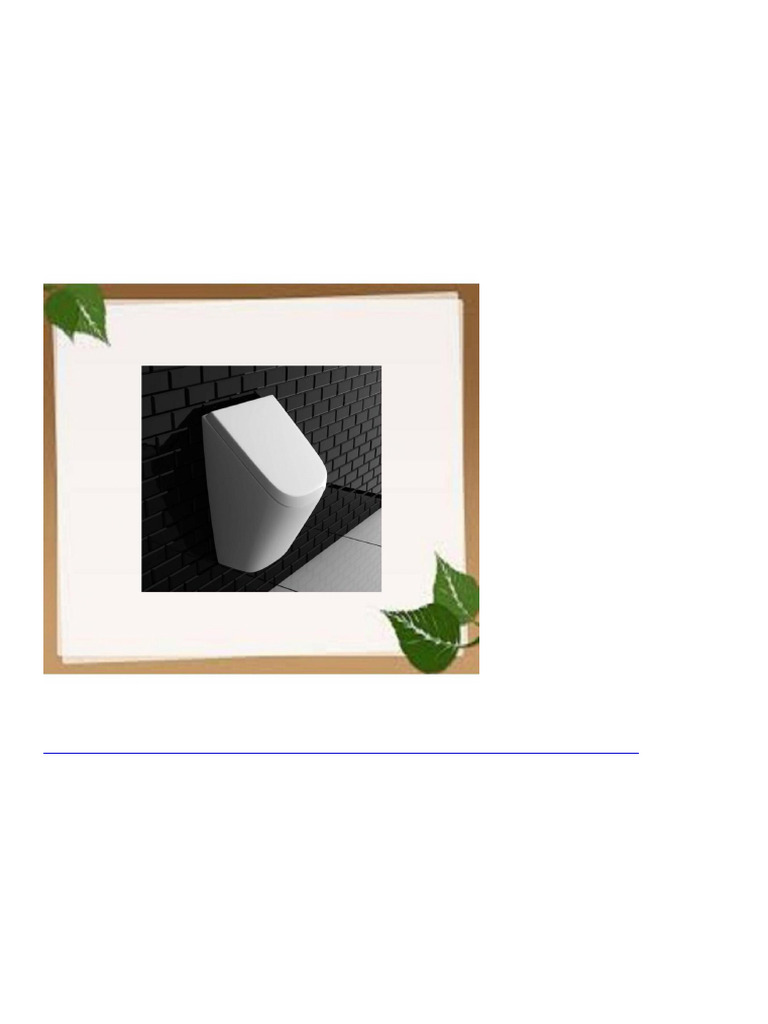 Produktbild von Wand-Urinal Wasserlos Mit Deckel – ABS-Kunststoff, Für Camping, Garage, Garten, Wiederverwendbar