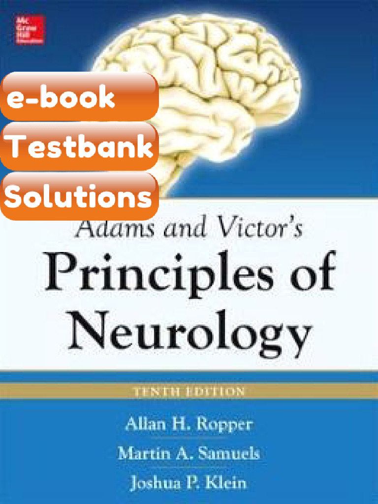 Testbank Adams and Victors Principles of Neurology 10th Edition Fast ...