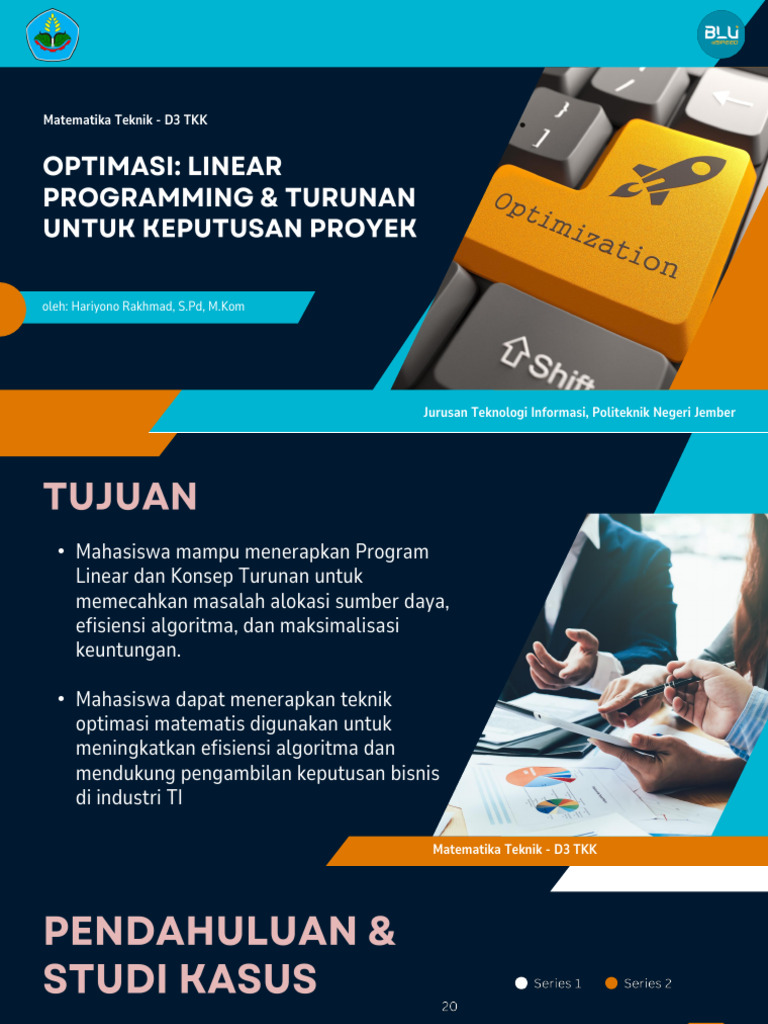 14 Materi MTK Teknik TKK - Optimasi Linear Programming .. (B) | PDF