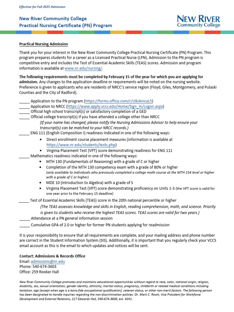 Pn Checklist | PDF