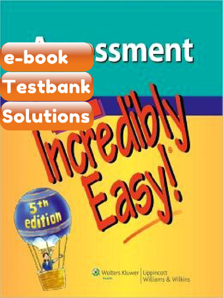 Testbank Assessment Made Incredibly Easy 5th Edition Fast Download ...