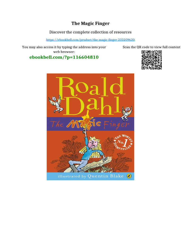 The Magic Finger Online Reading | PDF | Søren Kierkegaard ...