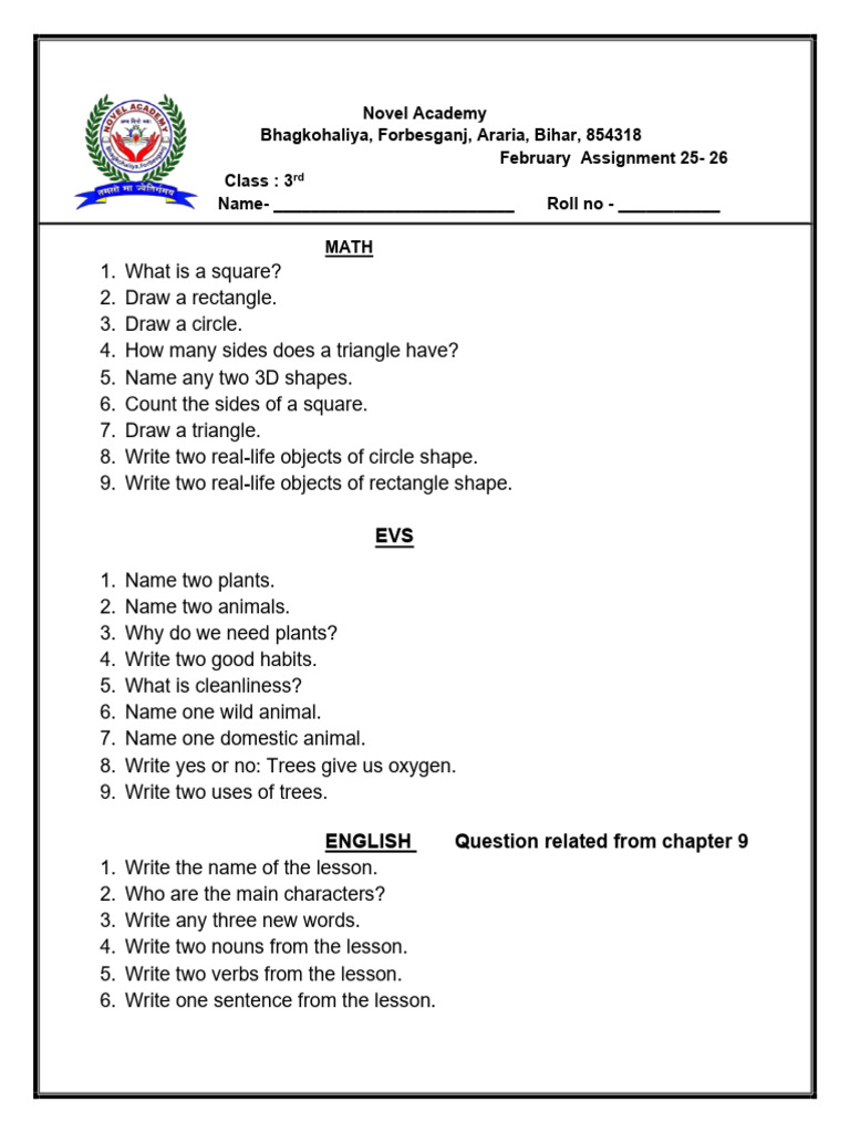 CLASS 3 | PDF