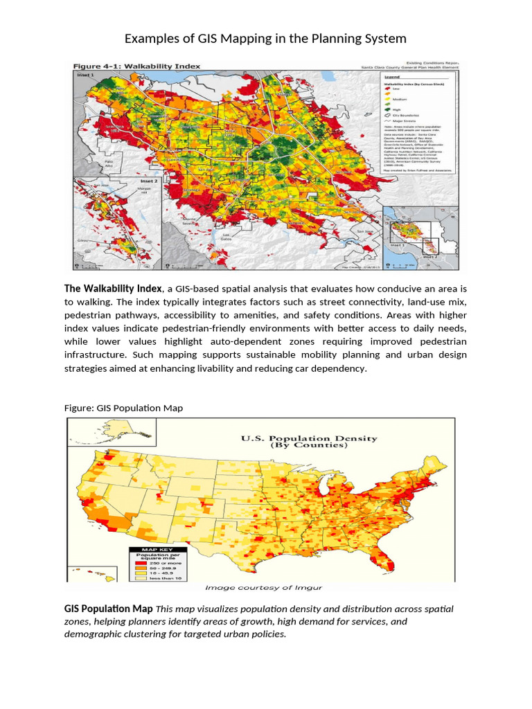 Pictorial Lecture on GIS for Master Planning (1) | PDF